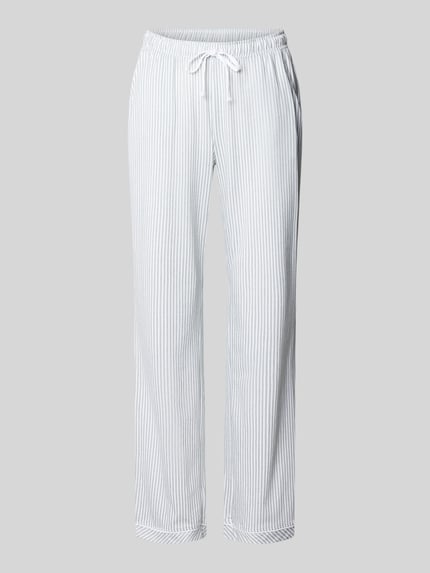 Spodnie od piżamy o kroju regular fit z mieszanki bawełny i wiskozy Shop The Look MANNEQUINE