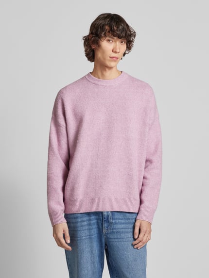 REVIEW X MATW Regular Fit Strickpullover mit Woll-Anteil - REVIEW X MATW Altrosa 4