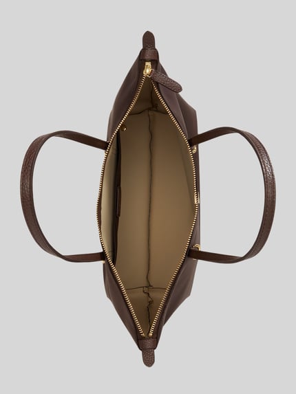 Lauren Ralph Lauren Henkeltasche mit Logo-Detail Dunkelbraun 4