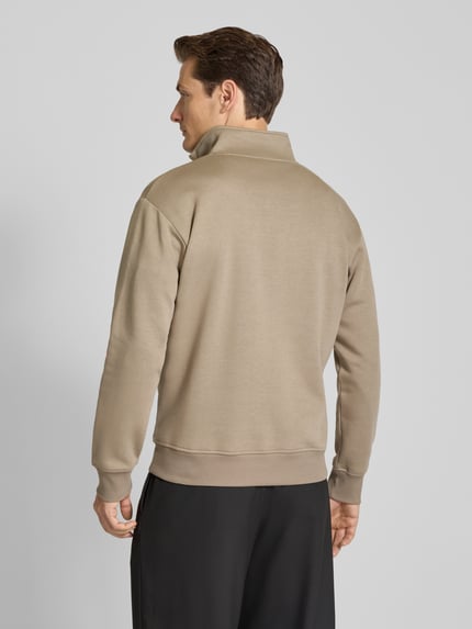 Tom Tailor Denim Regular fit schipperstrui van katoenmix Hazelnoot - 5