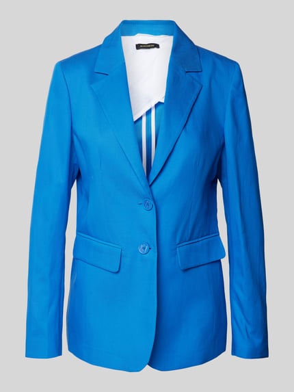 MORE & MORE Blazer met reverskraag Koningsblauw - 2