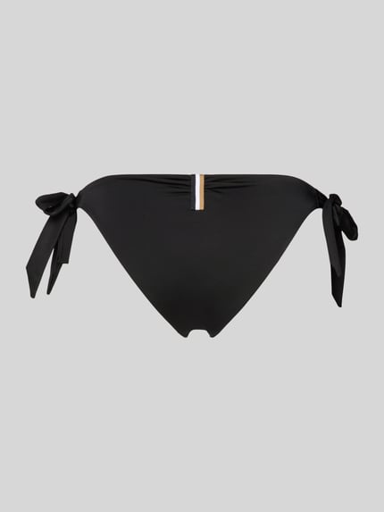 BOSS Figi bikini z wiązanym detalem model 'BRIEF_BOSS CODES' Czarny 3