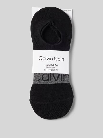 CK Calvin Klein Sokjes met labelprint in set van 2 Zwart - 3