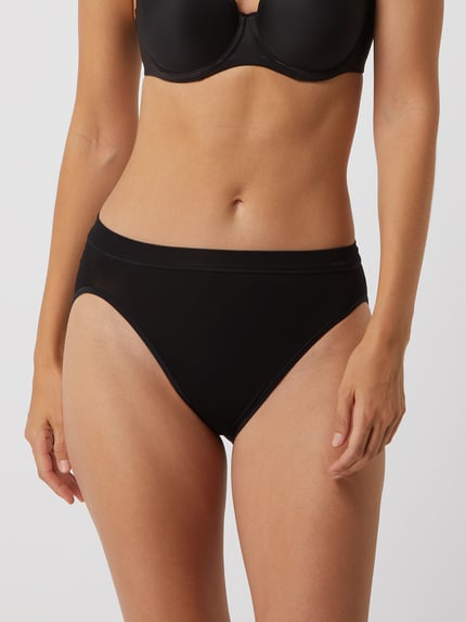 Mey Slip mit Teilungsnähten Modell 'Emotion' Black 3