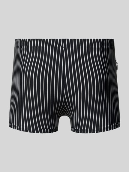 Produktfoto, spodenki kąpielowe Badehose im Allover-Look mit Reißverschlusstasche von Schiesser, wzór na całej powierzchni, dopasowany krój, elastyczny pas, kieszeń zapinana na zamek błyskawiczny