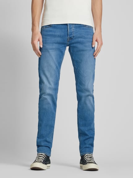 JACK & JONES Jeans mit 5-Pocket-Design Modell 'GLENN' Jeansblau 4