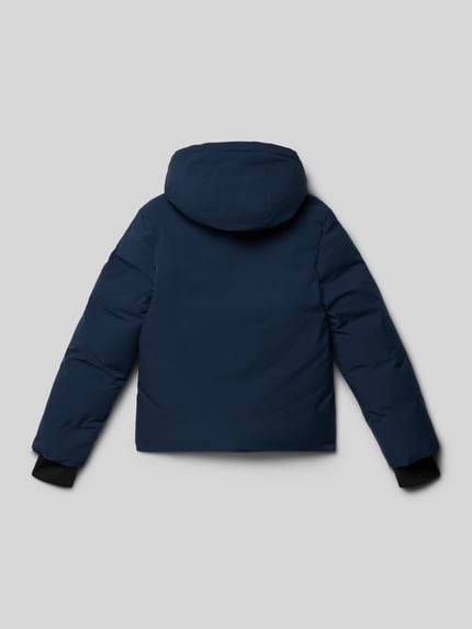Cars Jeans Regular fit gewatteerd jack met logo-applicatie, model 'Lozzo' Marineblauw - 3