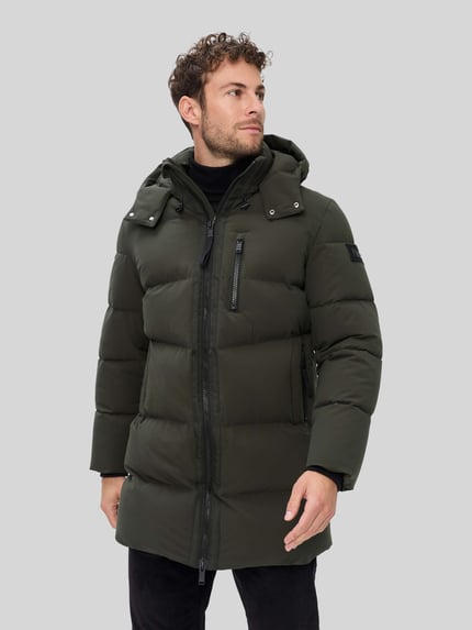 Brax Puffer Coat mit Kapuze Oliv 4