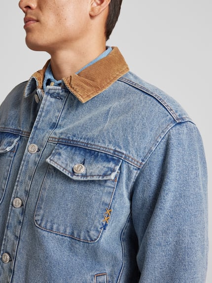 Scotch & Soda Jeansjacke mit Brusttaschen Jeansblau 3