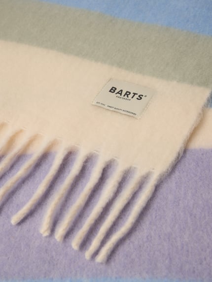 Barts Sjaal met all-over motief model 'Eluzabeth' Offwhite - 2