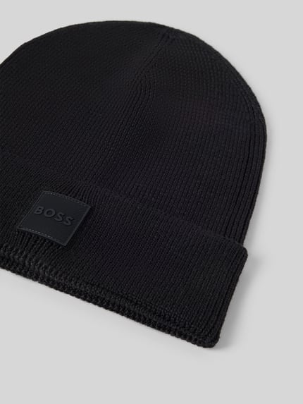 BOSS Mütze mit Logo-Patch Modell 'Foxxy_Hat' Black 2