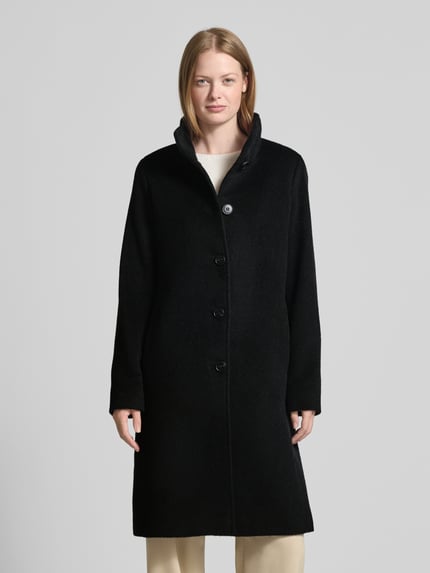 FUCHS SCHMITT Wollmantel mit Stehkragen Black 4