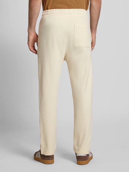 JACK & JONES Sweatpants met elastische band, model 'KANE' Offwhite - 5