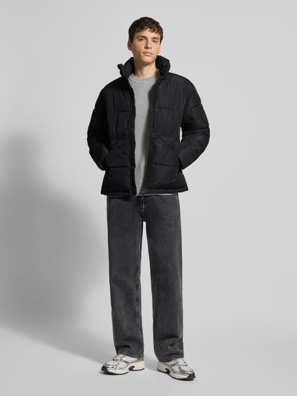 ONLY & SONS Regular Fit Puffer Jacket mit Stehkragen Modell 'PACK' Black 1