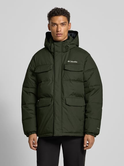 Columbia Kurtka pikowana o kroju regular fit z kieszeniami z patką model ‘Landroamer’ Oliwkowy 4
