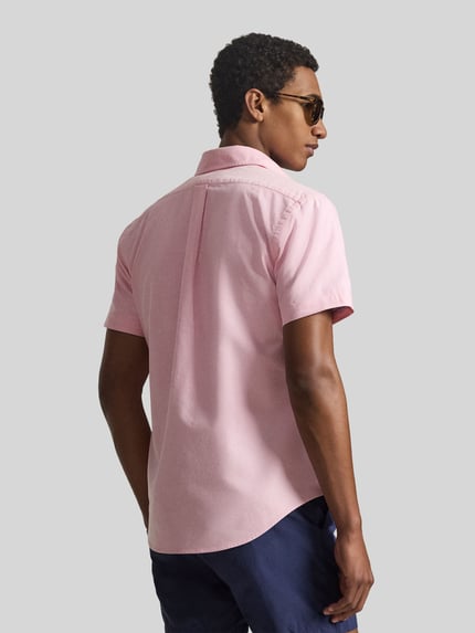 Polo Ralph Lauren regular fit vrijetijdsoverhemd van puur katoen Felroze - 5