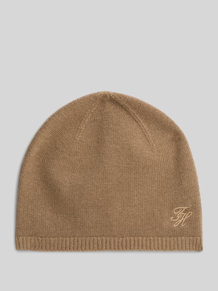 Tommy Hilfiger Mütze aus Woll-Kaschmir-Mix Beige 1