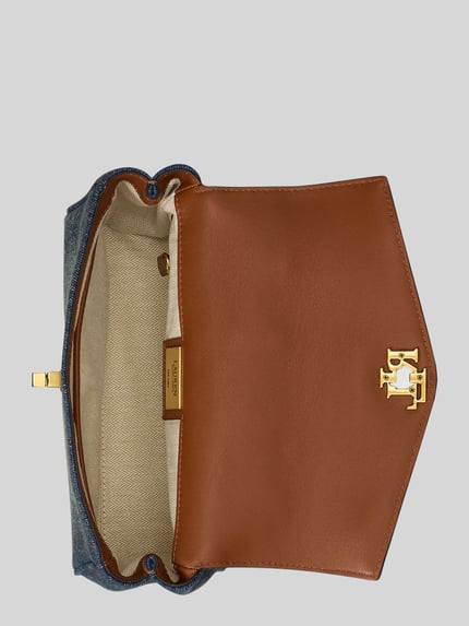 Lauren Ralph Lauren Henkeltasche in Denim-Optik Modell 'FARRH' Jeansblau 5