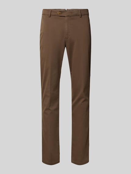 MMX Chino mit Gesäßtaschen Modell 'Lupus' Mittelgrau 2