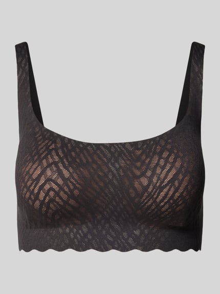 Sloggi Bh in semitransparant design Zwart - 1