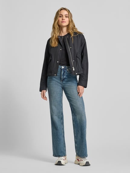 VERO MODA Jeansy z wysokim stanem z mieszanki bawełny model ‘TESSA’ Jeansowy niebieski 1