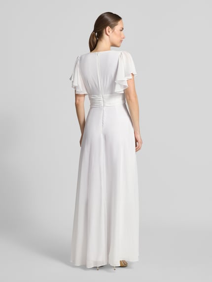 SWING Jumpsuit aus Chiffon Offwhite 5