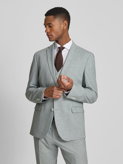 s.Oliver BLACK LABEL Regular Fit Anzugsakko mit Viskose-Anteil Hellgruen 4