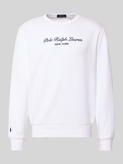 Polo Ralph Lauren Regular Fit Sweatshirt aus Baumwoll-Mix Weiss 2
