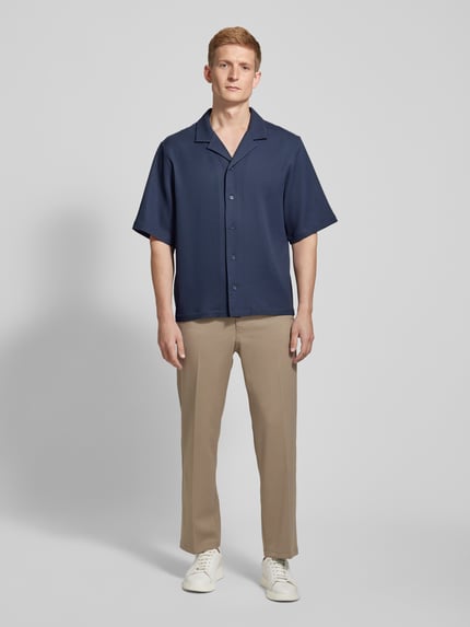 Elias Rumelis Oversized vrijetijdsoverhemd met plissévouwen, model 'Farold' Blauw - 1