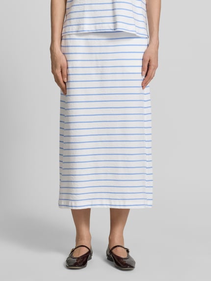 Smith and Soul Midirok met elastische band en labelpatch Bleu - 4