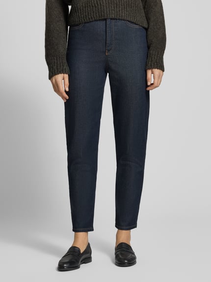 Marc Cain Loose Fit Jeans mit Kettendetail Jeansblau 4