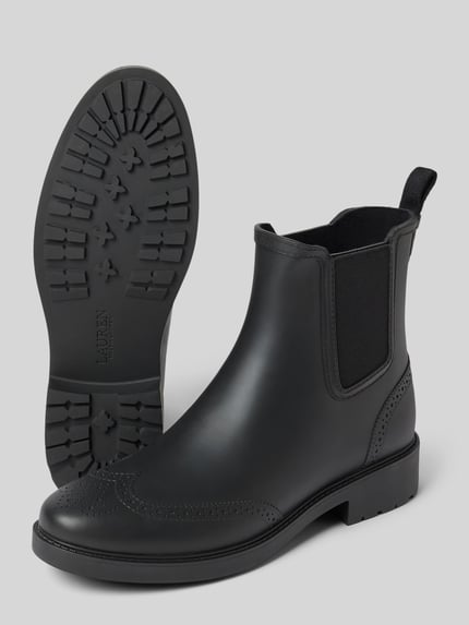 Lauren Ralph Lauren Chelsea Boots mit Oxford-Design Black 4