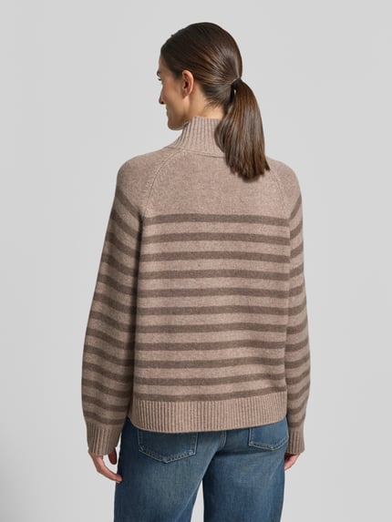 Tommy Hilfiger Relaxed Fit Turtleneck aus Woll-Mix mit Kaschmir-Anteil Taupe 5