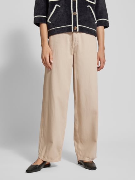 Essentiel Antwerp Wide Leg Jeans im 5-Pocket-Design Ecru 4