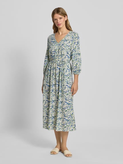 Marc O'Polo DENIM Freizeitkleid aus Viskose-Baumwoll-Mix Royal 4