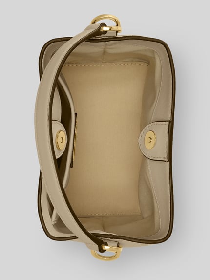Lauren Ralph Lauren Handtas met twee handvatten van puur leer Beige - 4