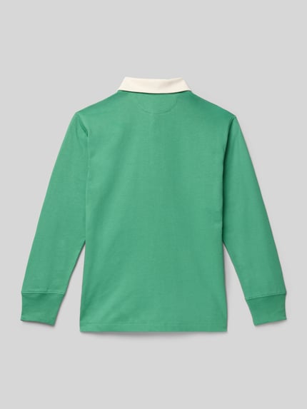 Polo Ralph Lauren Teens Bluza z kołnierzykiem typu kent model ‘RUGBY’ Zielony 3