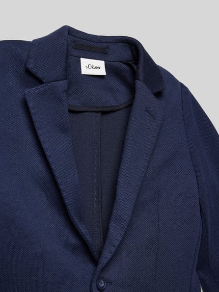 s.Oliver RED LABEL Regular fit colbert met opgestikte zakken
Marineblauw - 2