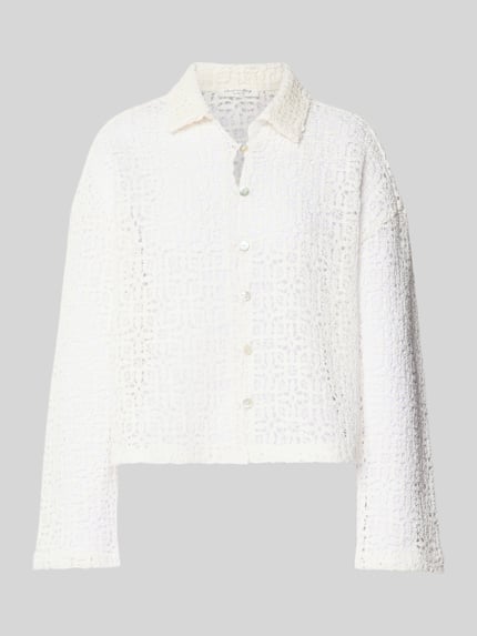 Christian Berg Woman Relaxed Fit Hemdbluse aus Baumwoll-Mix Offwhite 2