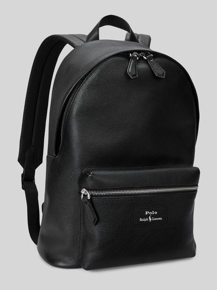 Polo Ralph Lauren Rucksack aus echtem Rindsleder Black 3