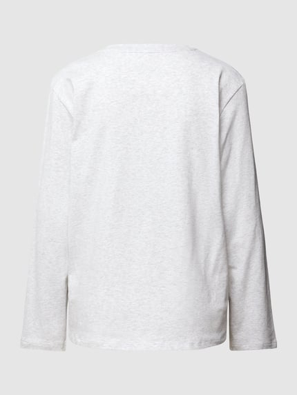 SCHIESSER Pyjama-Oberteil im unifarbenen Design Modell 'Mix+Relax' Hellgrau 3