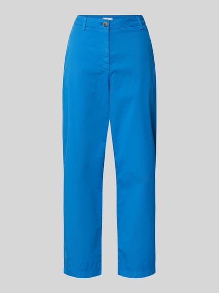 Produktfoto, Slim Fit Chino aus Baumwoll-Mix von Tommy Hilfiger, efekt: jednolity kolor, krój slim fit, szlufki na pasek, zapięcie na guzik i zamek błyskawiczny, wpuszczane kieszenie boczne, kieszenie z tyłu, mieszanka bawełny