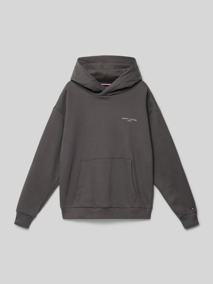 Tommy Hilfiger Kids Regular Fit Hoodie aus Baumwoll-Mix Graphit 1