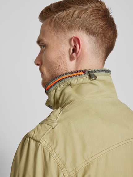 Wellensteyn Regular Fit Funktionsjacke im Military-Look Modell 'COLONEL' Sand Melange 6