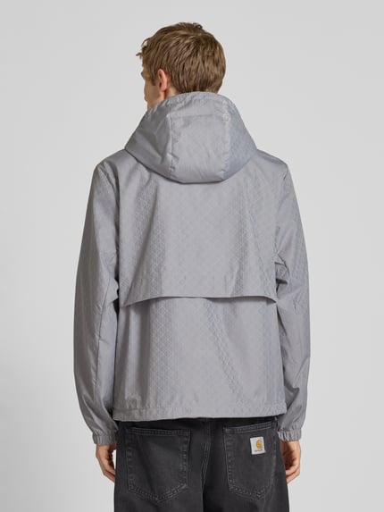 Calvin Klein Jeans Funktionsjacke mit Kapuze und Reißverschlusstaschen Silber 5
