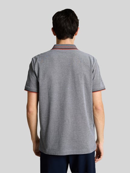 Tom Tailor regular fit poloshirt met contrastkraag Blauw - 5