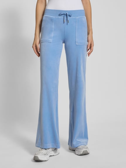 Juicy Couture Track Pants mit Eingrifftaschen Modell 'LAYLA' Hellblau 4