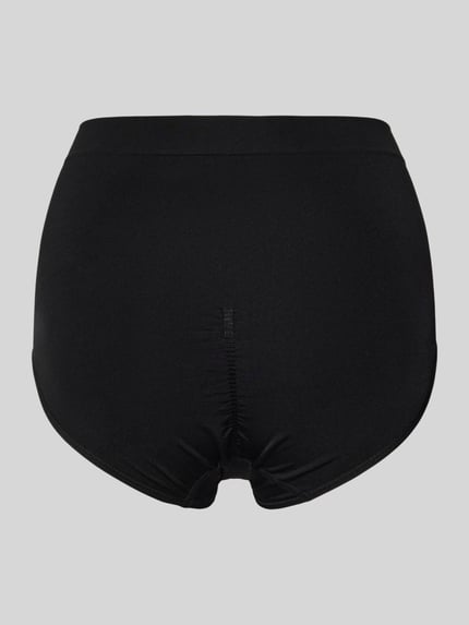 Productfoto, zwarte figuurvormende slip Modell 'Comfort & Seamless Shaper' van MAGIC Bodyfashion, naadloos, elastische taille, stretchmateriaal.