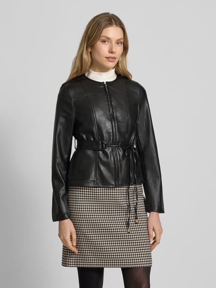 GUIDO MARIA KRETSCHMER WOMAN Blazer in Leder-Optik Modell 'Admira' Black 4