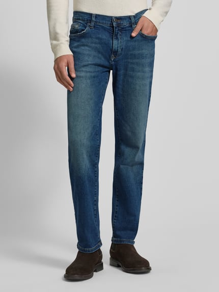 MCNEAL Regular Fit Jeans mit Eingrifftaschen Rauchblau 4